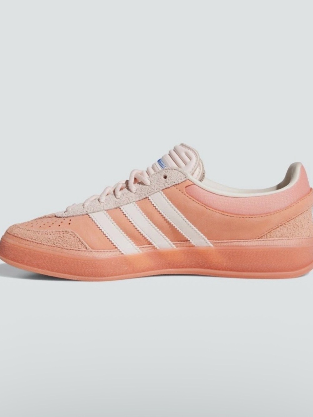 Adidas Bad Bunny Cabo Rojo Women's Peach/Pink Suede Low-Top Sneakers